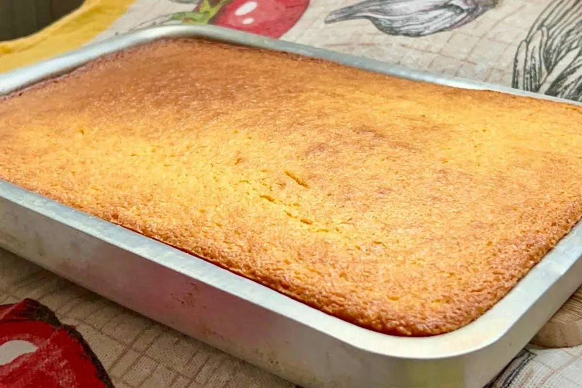 Bolo Sem Farinha de Trigo