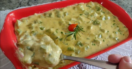 Chuchu Recheado Gratinado
