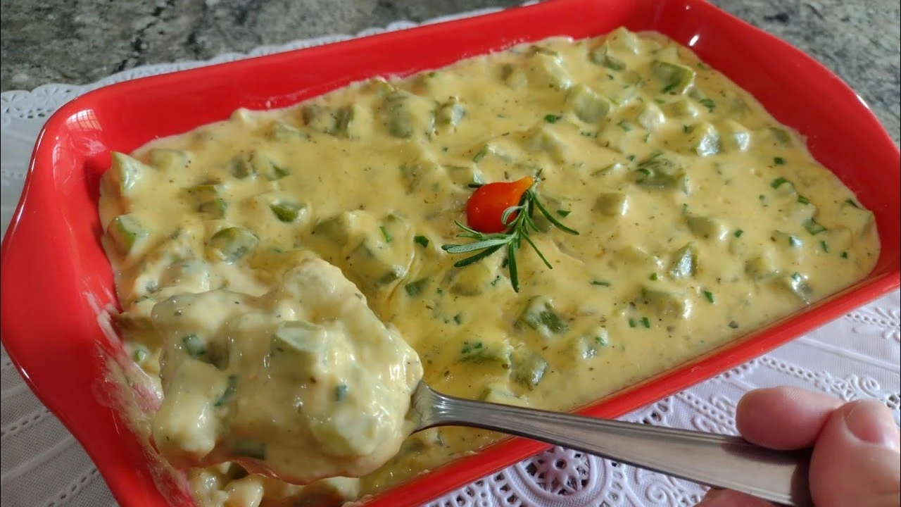 Chuchu Recheado Gratinado