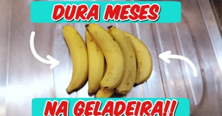 Como Conservar Banana Madura Por Meses na Geladeira