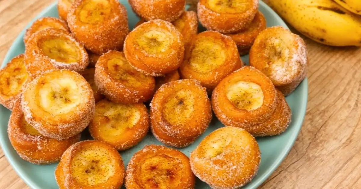 Medalhão de Banana Açucarado