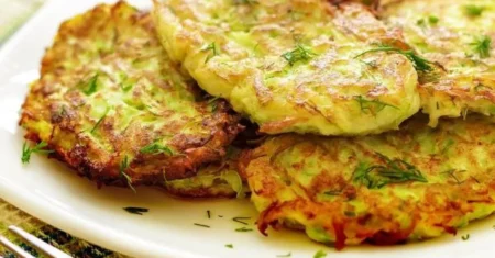Panqueca de Abobrinha Ralada