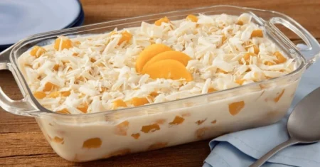 Pavê de Pêssego: Sobremesa Simples e Refrescante