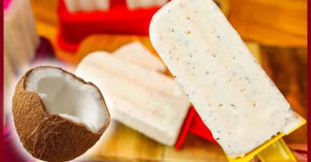 Picolé Cremoso de Coco