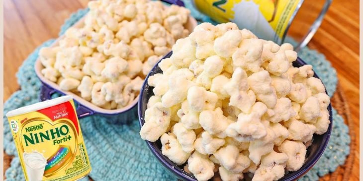 Pipoca de Leite em Pó